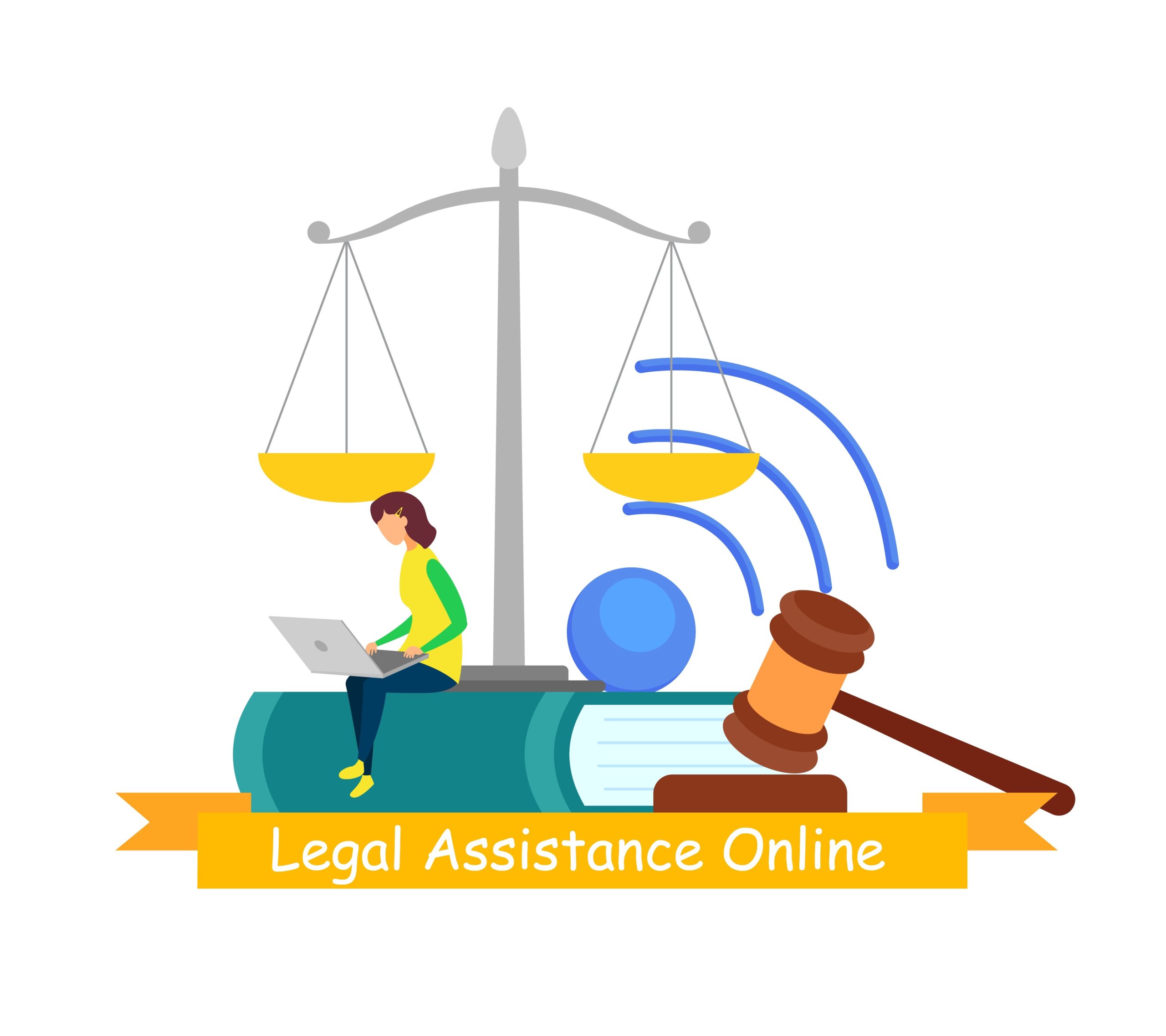 Legal Assistance, Online Consulting Web Banner